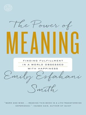 cover image of The Power of Meaning